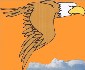 eagle logo orange