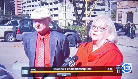 Dick Kirtley played football for the Cougars and his lovely wife Laura was a UH cheerleader. I was a groomsman in their wedding back in 1967 and was delighted to learn that Channel 13 selected them for fan interviews prior to the Temple game. 