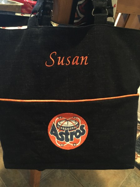 Susan made these handbags for the girls to use on the trip. - How thoughtful was that? All that and great art too!