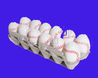 The Easter Good-Eggs Bench POSTED WARNING: "DON'T SLAM THE WATER COOLER IF YOU STRIKE OUT! WE DON'T WANT YOU TO GET YOU ALL OVER THE REST OF US!"