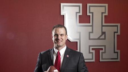 UH Cougar Football Coach Tom Herman A man dedicated to leaving no psychological stone unturned in service to the goal of winning.