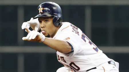 Carlos Gomez Center Fielder 2016 Houston Astros