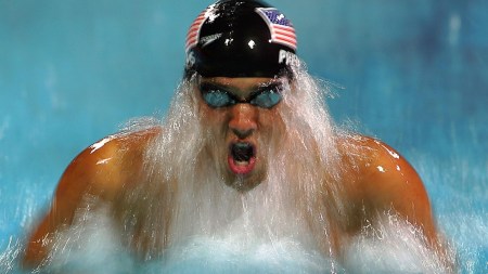 One of the most recent photos of Michael Phelps.
