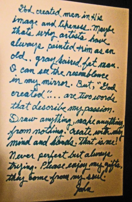 A Soul Glimpse at My Artist Brother, John C. McCurdy, From His Own Words and 