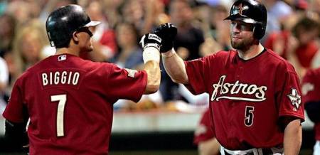 Craig Biggio and Jeff Bagwell 100% Hall of Fame 100% Houston Astros 100% Class