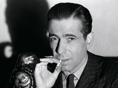 "Stuff it Cairo, and just get you mind ready to have the first heroic day of your weasel life. In the meanwhile, keep your trap shut. You don't want me to attach this "stuff that drems are mde of" trophy to a part of your body that will make it hard for you to go long for anything!." - Sam Spade in a calm and delivered response to Cairo's comments.