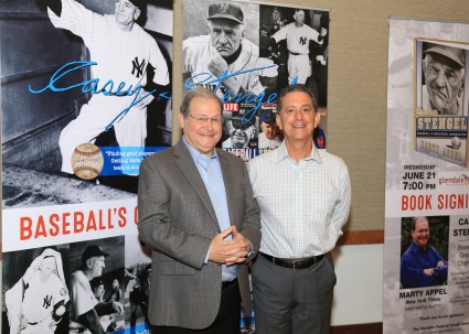 20. Marty Appel and Casey Stengel