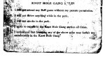 ROB-01-KNOTHOLE GANG RULES